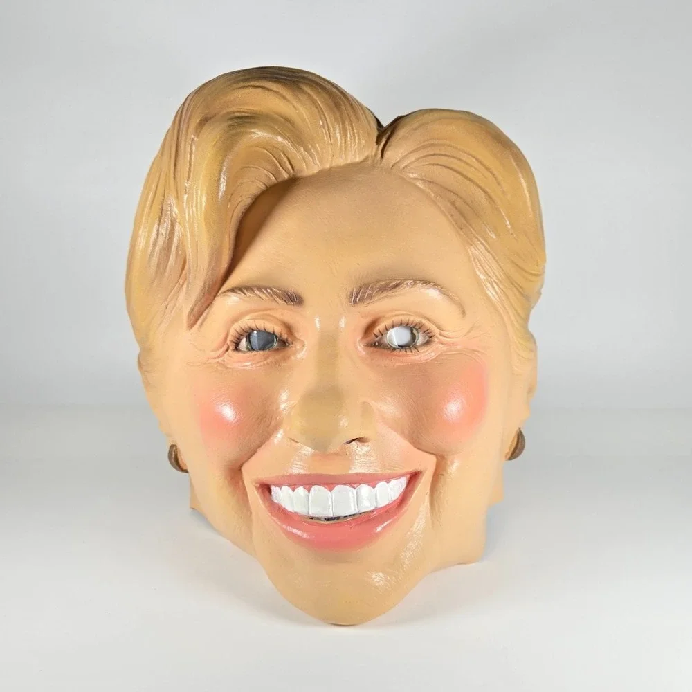 NICE Hillary Clinton Halloween Rubber Vinyl Face Head Mask Costume Disguise 2006